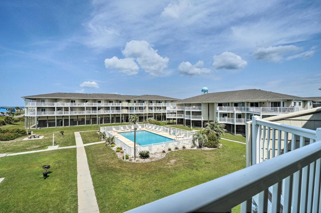 Oak Island Beachfront Condo With Community Pool מראה חיצוני תמונה